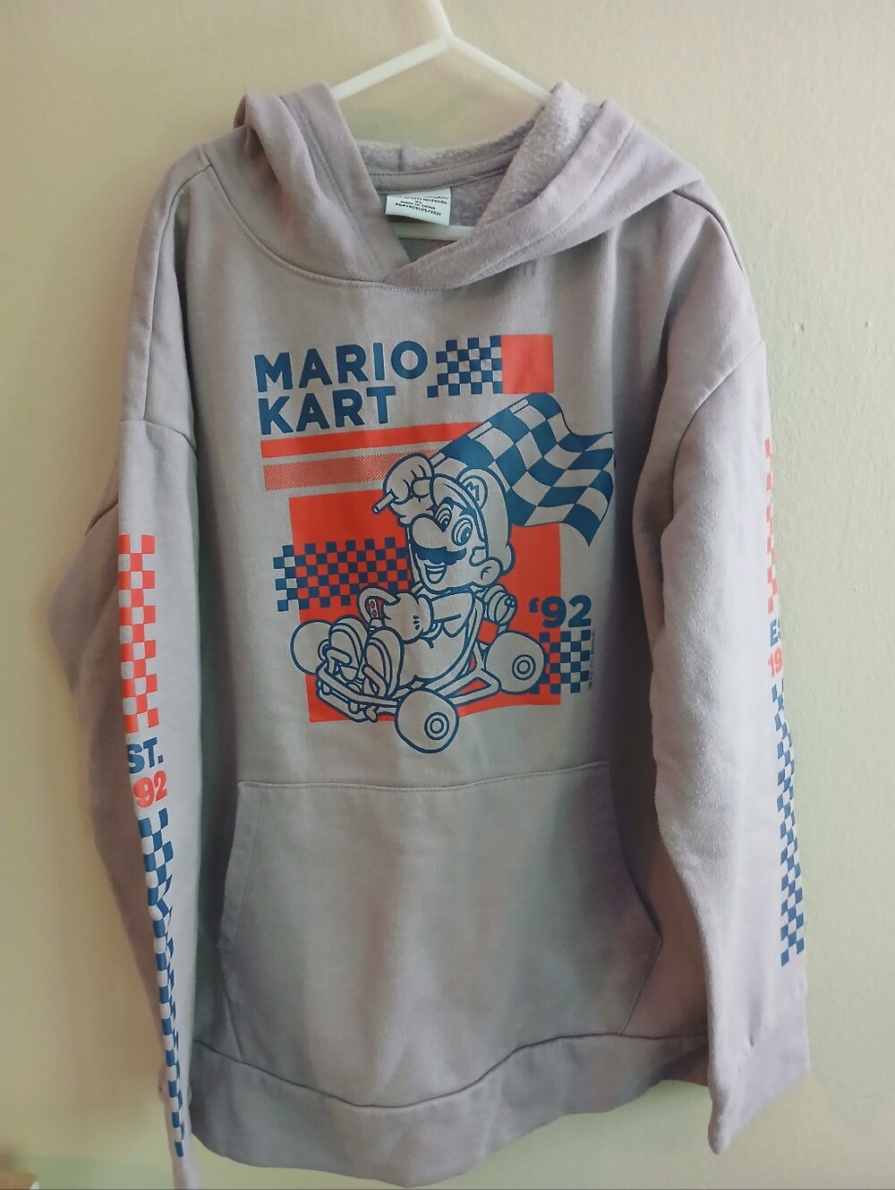 Nintendo Mario Kart Lavender Pullover Hoodie